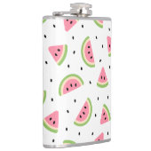 Flasques Pastèque rose, Graines de pastèque, Motif d'été (Droite)