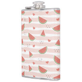 Flasques Pastèques rouges, Coeurs, Grandes Pâtes, Motif d'é (Gauche)