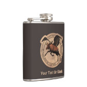 Flasques Patch Flying Moose Aviation (Droite)