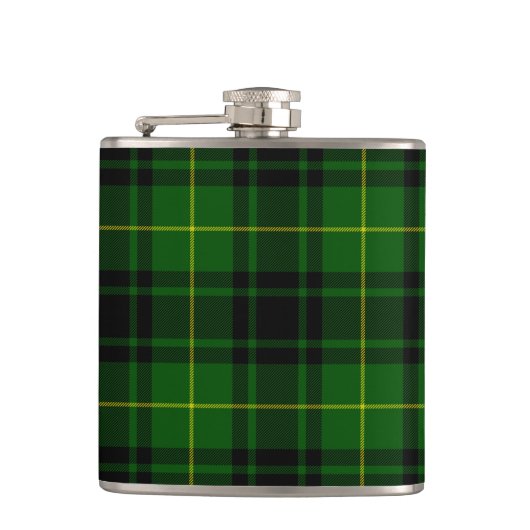 Flasques Pâte verte de tartan MacArthur (Devant)