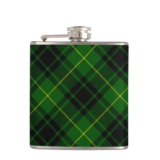 Flasques Pâte verte de tartan MacArthur (Devant)