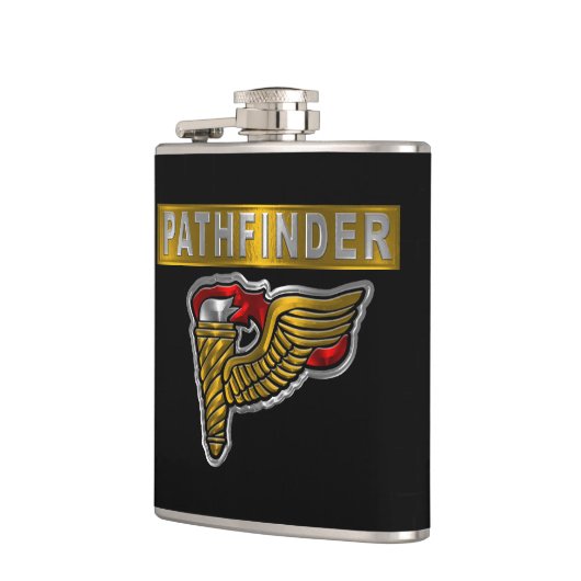 Flasques Pathfinder Badge- “Pathfinder” Flask (Gauche)