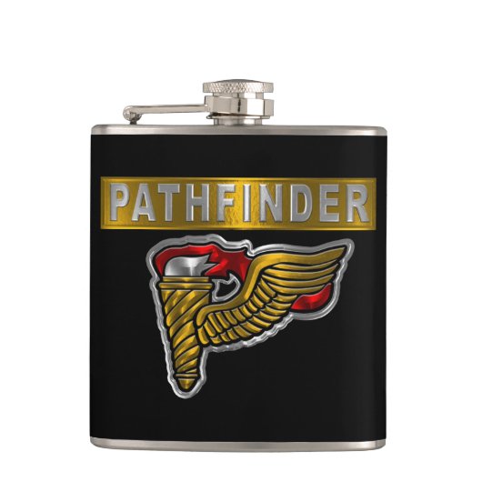 Flasques Pathfinder Badge- “Pathfinder” Flask (Devant)