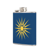 Flasques Patriotic flask with Flag of Macedonia, Greece (Gauche)