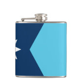 Flasques Patriotic flask with Flag of Minnesota, USA (Devant)