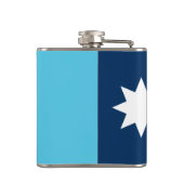Flasques Patriotic flask with Flag of Minnesota, USA (Dos)