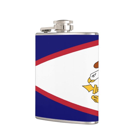 Flasques Patriotique, fiole spéciale avec drapeau des Samoa (Gauche)