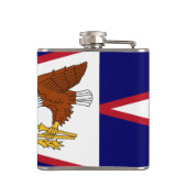 Flasques Patriotique, fiole spéciale avec drapeau des Samoa (Dos)