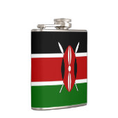 Flasques Patriotique, fiole spéciale avec Drapeau du Kenya (Droite)