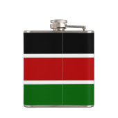 Flasques Patriotique, fiole spéciale avec Drapeau du Kenya (Dos)
