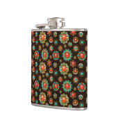 Flasques Pattern de Ethnic Brooches Seamless (Gauche)