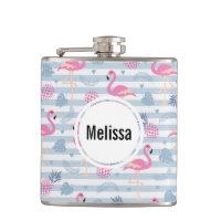 Patters de Whimsical Flamingo et Pineapple