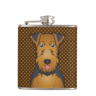 Flasques Pattes de bande dessinée de chien de gallois