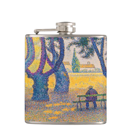 Flasques Paul Signac - Place des Lices, Saint-Tropez (Devant)