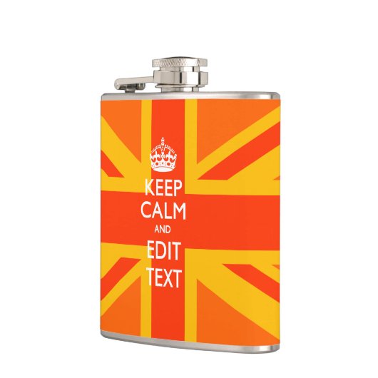 Flasques Pavillon britannique Orange Union Jack (Gauche)