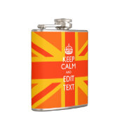 Flasques Pavillon britannique Orange Union Jack (Droite)