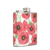 Flasques Pavot aquarelle motif floral (Droite)