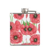 Flasques Pavot aquarelle motif floral (Dos)