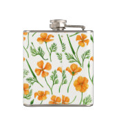 Flasques Pavot de Californie, fleurs d'été, orange wil (Dos)