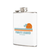 Flasques Pawleys Island Caroline du Sud Sun Palm Trees (Gauche)