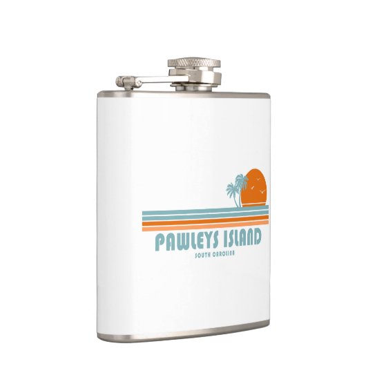 Flasques Pawleys Island Caroline du Sud Sun Palm Trees (Droite)