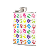 Flasques Paws Colorés, Paws Chiens, Paws Chat (Gauche)