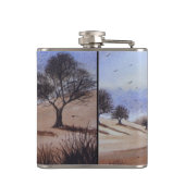 Flasques paysage d'automne pittoresque  (Dos)