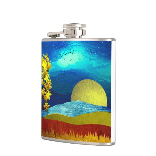 Flasques Paysage du ciel liquide (Gauche)