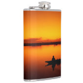 Flasques Paysage du coucher de soleil avec un bateau-68465 (Droite)