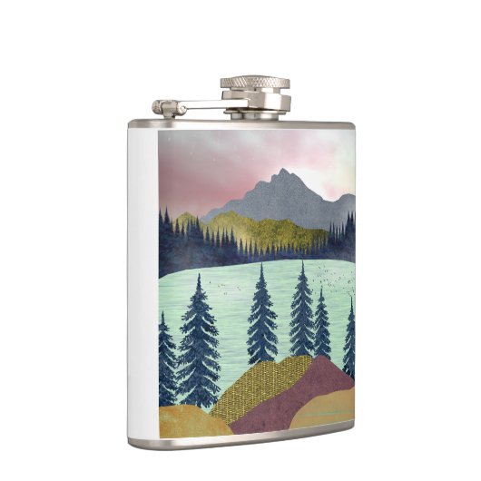 Flasques Paysage du lac Red Sky (Droite)