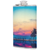 Flasques Paysage naturel avec piscine Palmiers-25925 (Gauche)