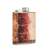 Flasques Paysage rouge Abstrait (Droite)