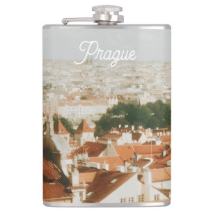 Flasques Paysage urbain de Prague Souvenir