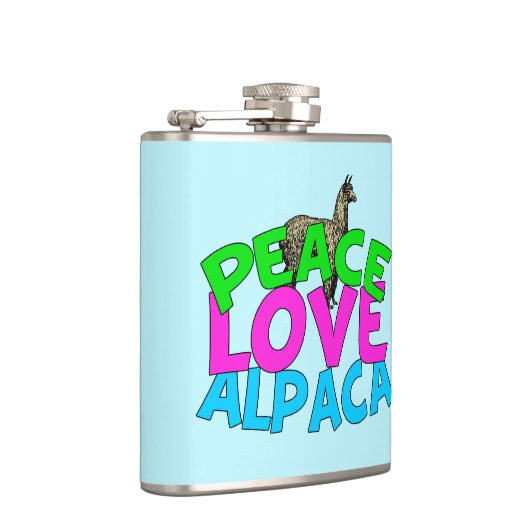 Flasques Peace Love Alpacas (Droite)