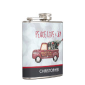 Flasques Peace Love & Joy Toy Camion Joyeux Noël (Droite)