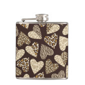 Flasques Peau d'animal avec des coeurs (Devant)