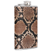 Flasques Peau de Crotale Diamondback Occidental (Droite)