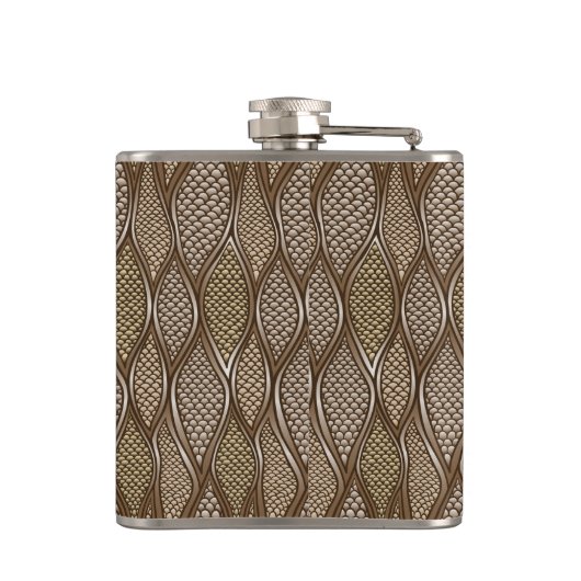 Flasques Peau de serpent stylisée (Dos)