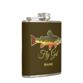 Flasques Pêche à la mouche Truite Brook FLY GAL pour ses fe (Droite)