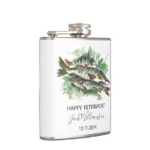 Flasques Pêche joyeuse retraite Aquarelle Pike (Droite)