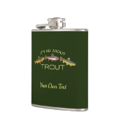 Flasques Pêche personnalisée de truite (Gauche)