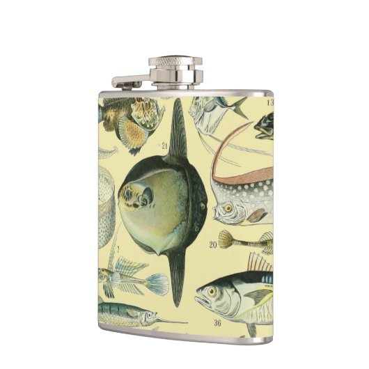 Flasques Pêche scientifique vintage (Gauche)