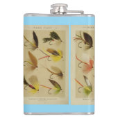 Flasques "Pêcheur à la mouche vintage" (Dos)