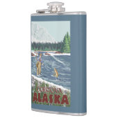 Flasques Pêcheur de mouche - Cordova, Alaska (Gauche)