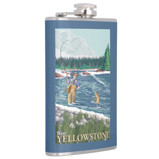 Flasques Pêcheur de mouche - Yellowstone occidental, (Droite)