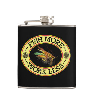 Flasques PÊCHEZ une pêche de mouche plus saumonée