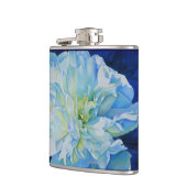 Flasques Peine d'aquarelle bleu blanc romantique (Gauche)