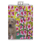 Flasques Peinture à l'huile de marionnettes Labrador (Dos)