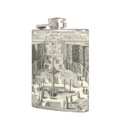 Flasques Peinture à l'huile des Fontaines du Jardin de Vers (Gauche)