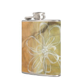 Flasques Peinture Abstraite en silhouette sur Arrière - pla (Gauche)